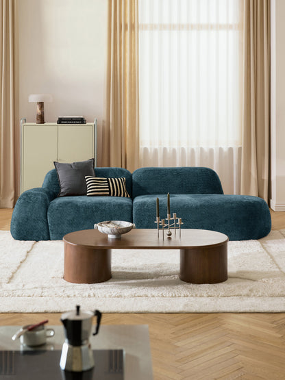 Wolmestra Chaise in Teddy Bouclé