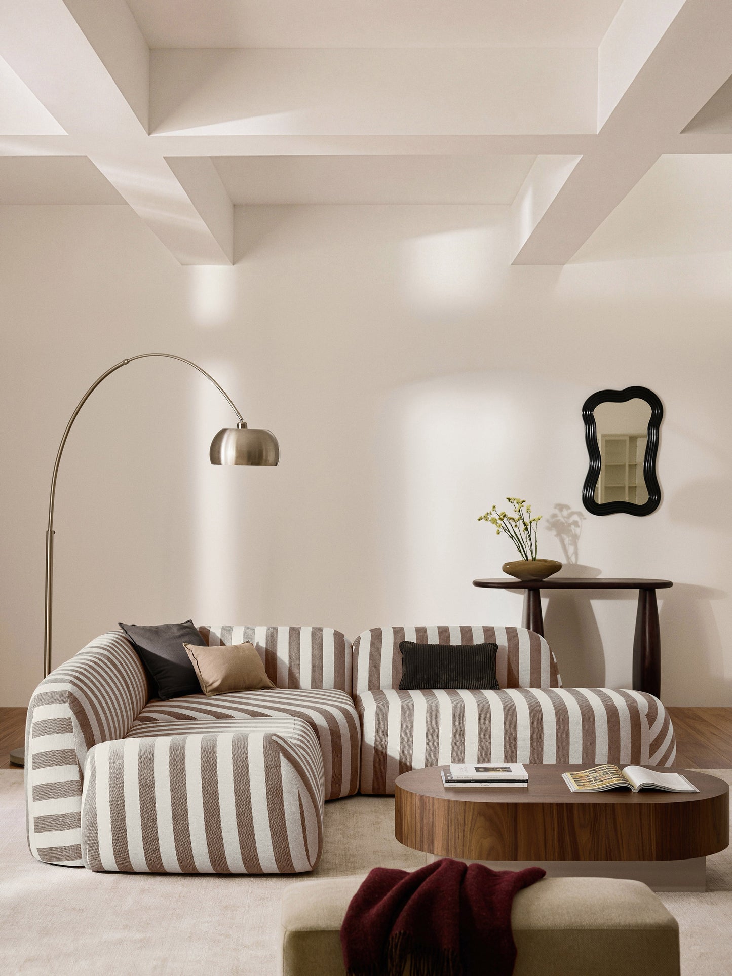 Wolmestra Chaise Module, Striped