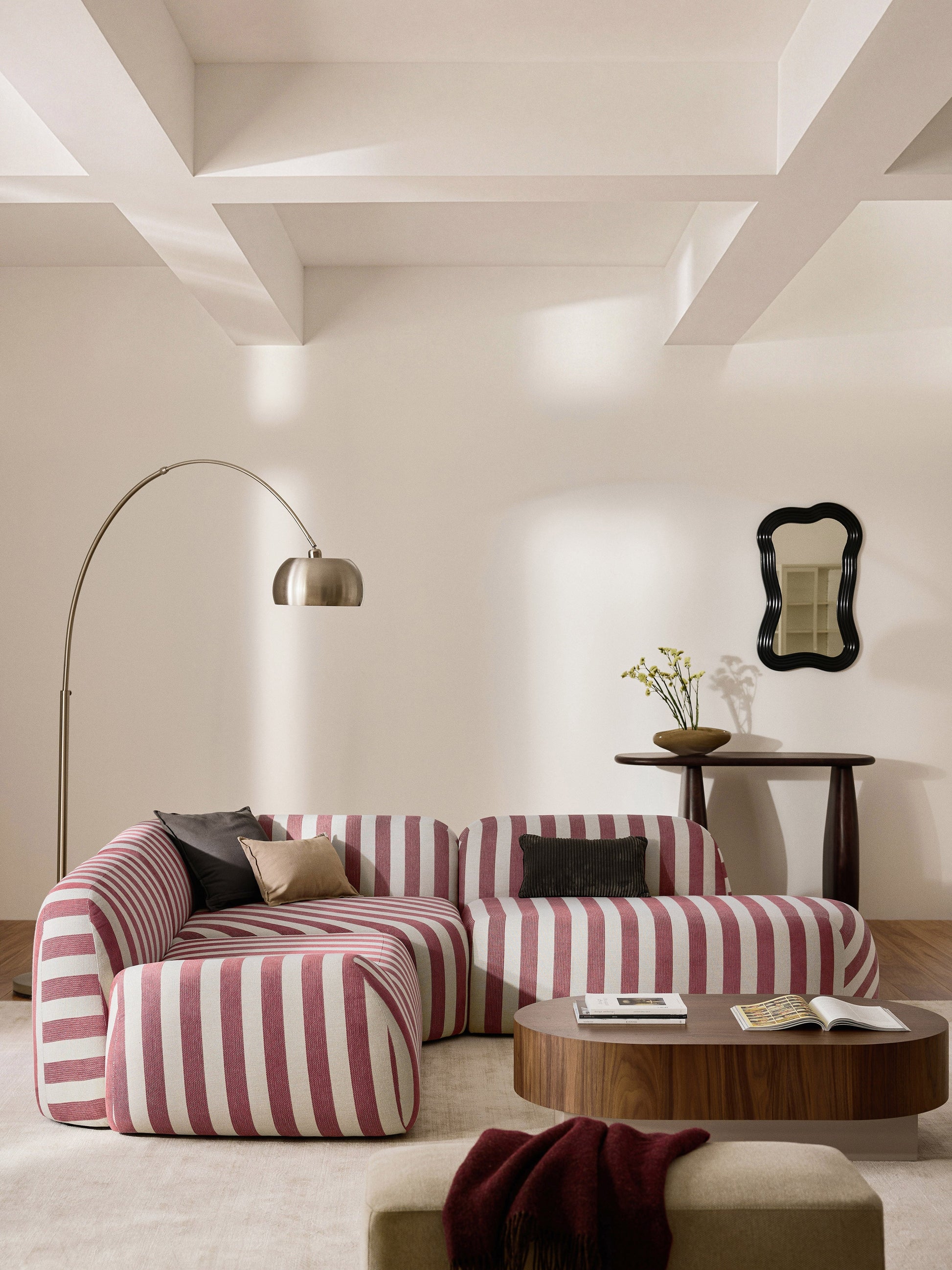 Wolmestra Chaise Module, Striped