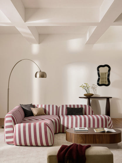 Wolmestra Chaise Module, Striped