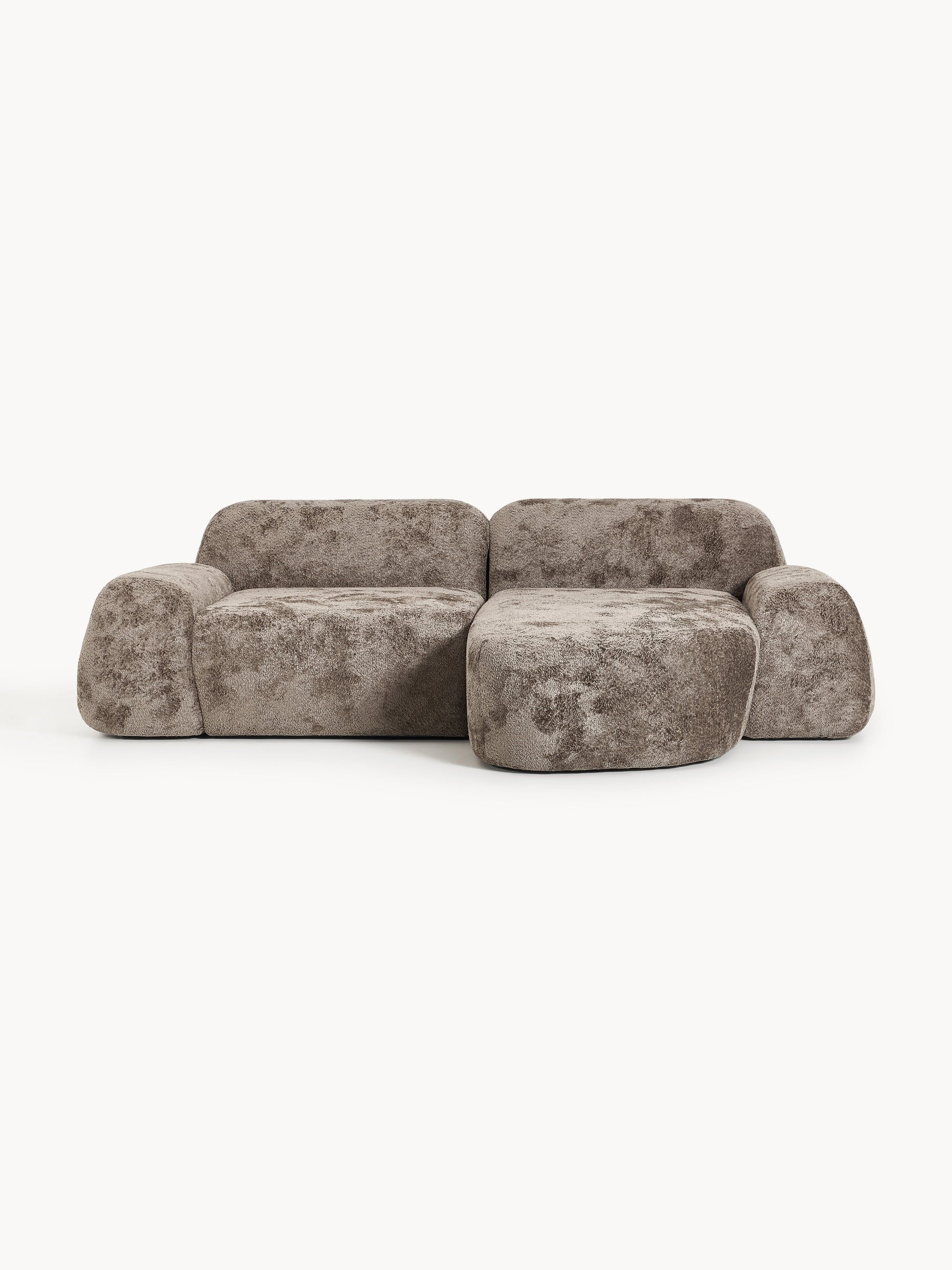 Wolmestra Corner Sofa in Teddy Bouclé, Modular (3-Seater)