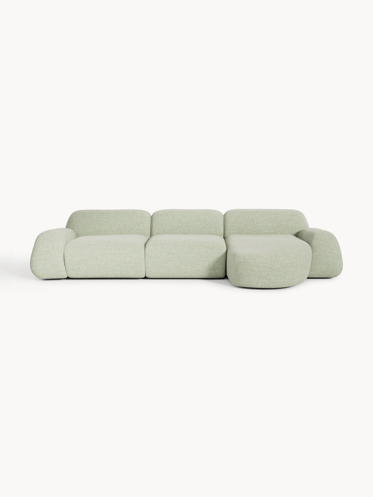 Wolmestra Corner Sofa, Modular, Bouclé (4-Seater)