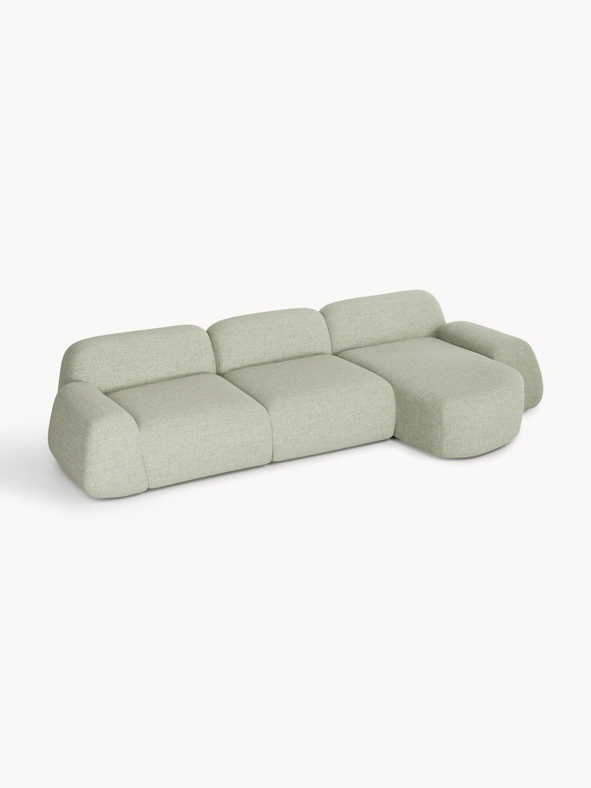 Wolmestra Corner Sofa, Modular, Bouclé (4-Seater)