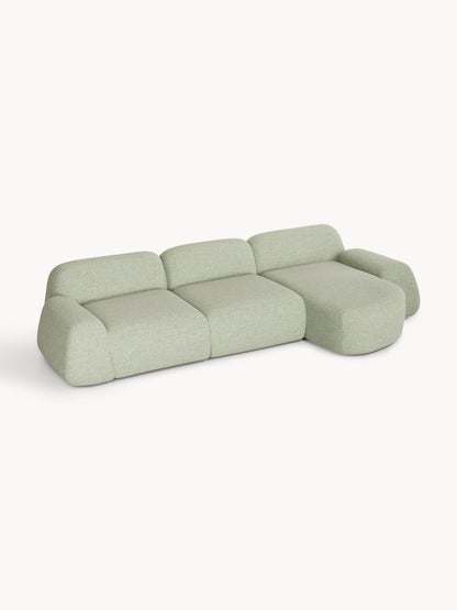 Wolmestra Corner Sofa, Modular, Bouclé (4-Seater)