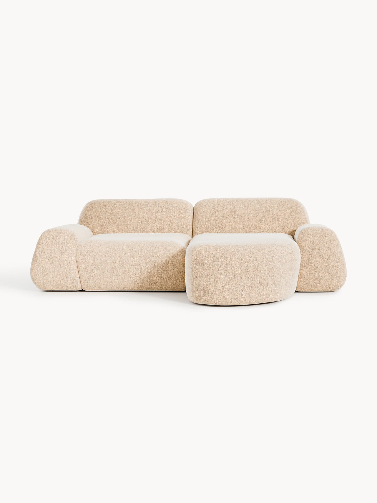 Wolmestra Modular Bouclé Corner Sofa (3-Seater)