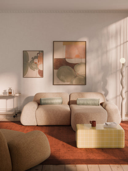 Wolmestra Modular Bouclé Corner Sofa (3-Seater)
