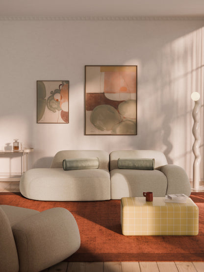 Wolmestra Modular Chaise in Bouclé (3-Seater)