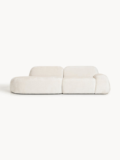Wolmestra Modular Teddy Bouclé Chaise (3-Seater)