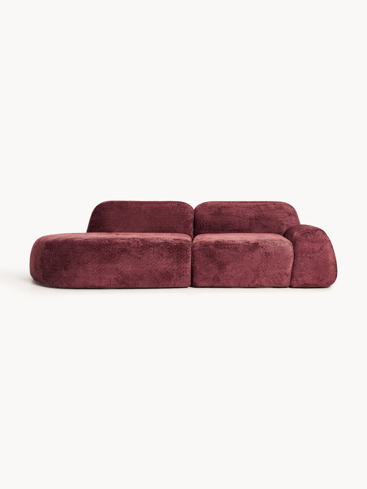 Wolmestra Modular Teddy Bouclé Chaise (3-Seater)