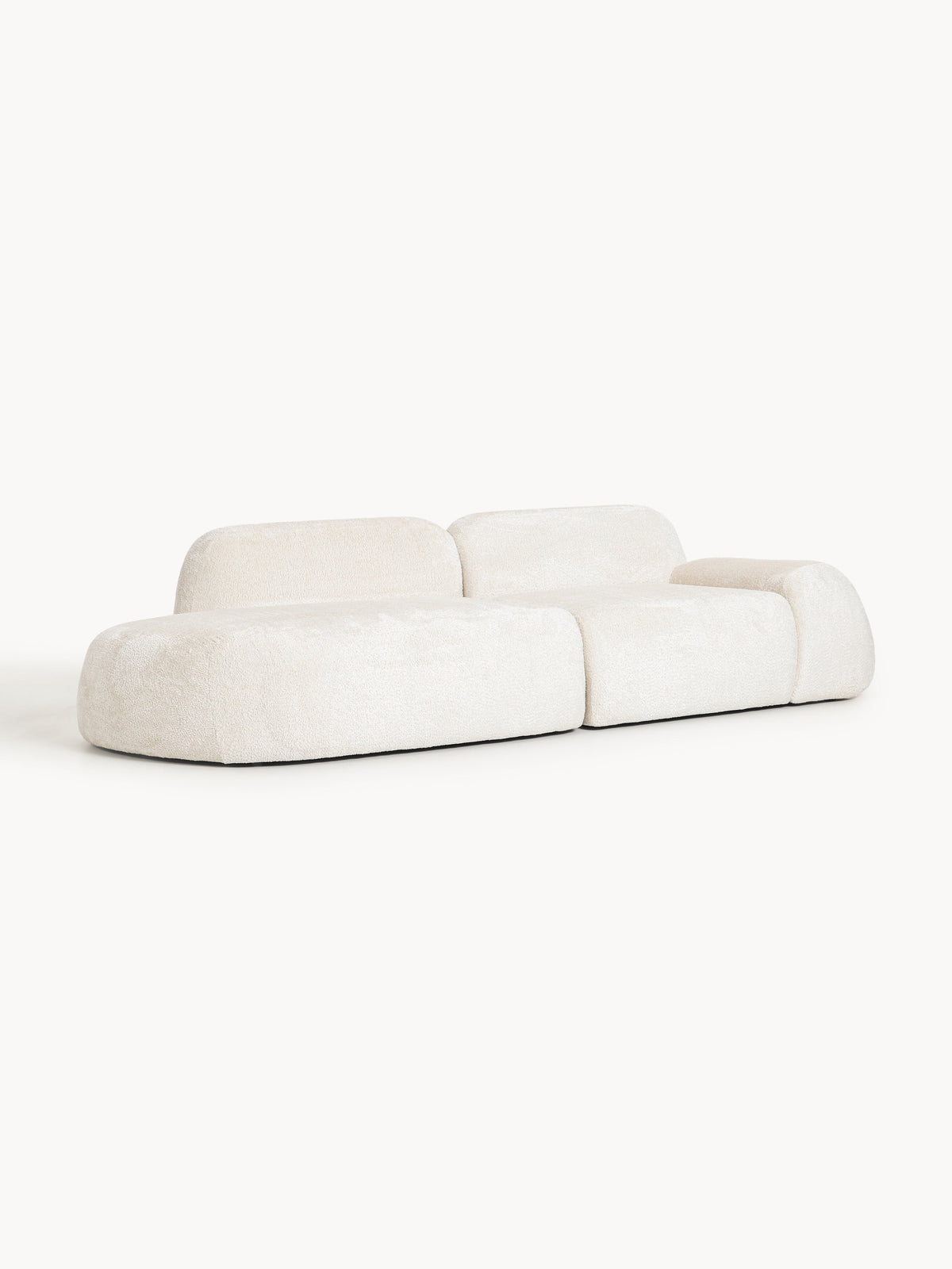 Wolmestra Modular Teddy Bouclé Chaise (3-Seater)