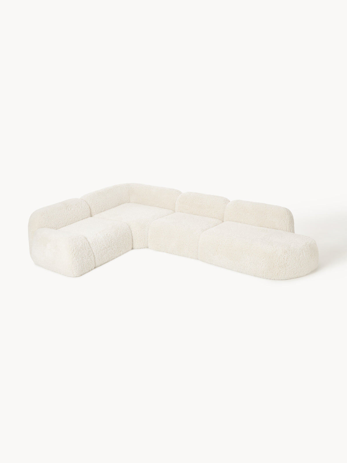 Wolmestra Modular Teddy XL Corner Sofa with Chaise Longue