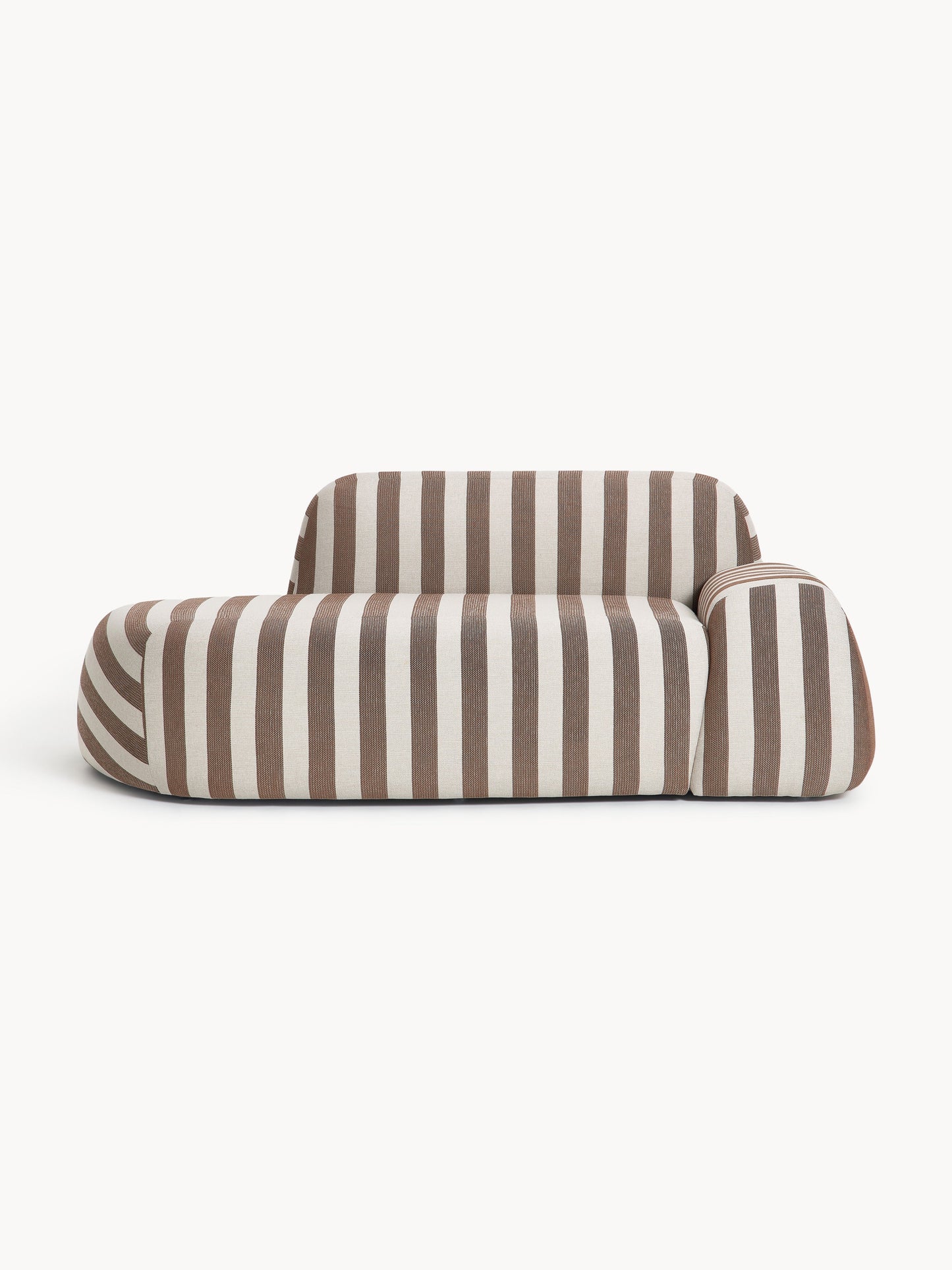 Wolmestra Striped Sofa (2-Seater) with Chaise Longue