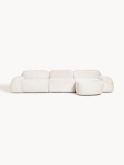 Wolmestra Teddy Bouclé Modular Corner Sofa (4-Seater)
