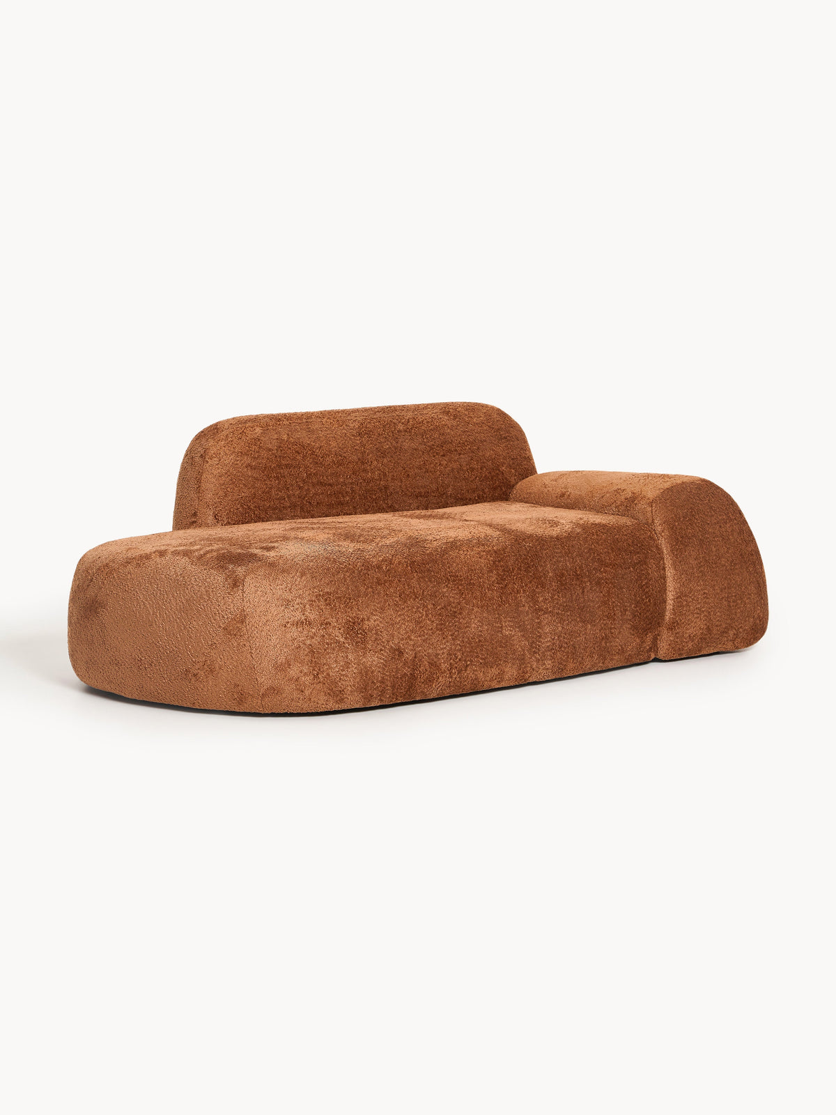 Wolmestra Teddy Bouclé Sofa (2-Seater) with Chaise Longue