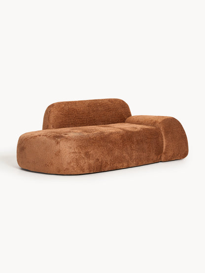 Wolmestra Teddy Bouclé Sofa (2-Seater) with Chaise Longue