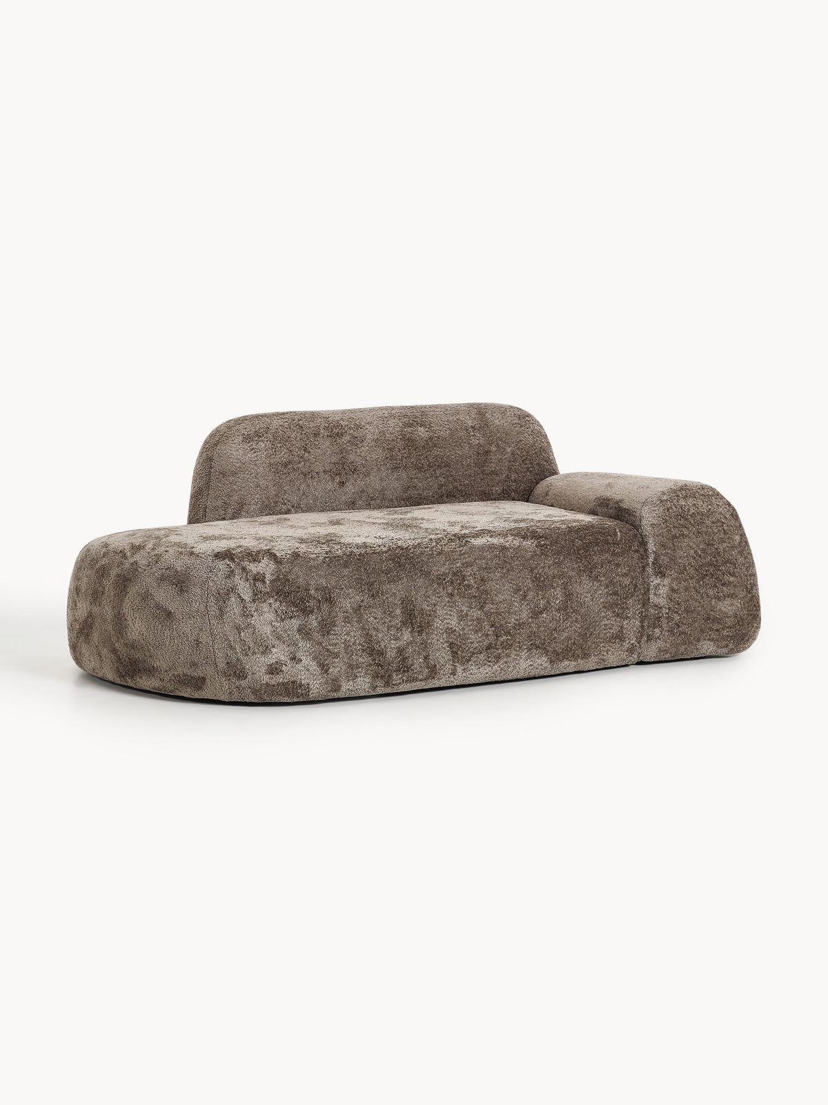Wolmestra Teddy Bouclé Sofa (2-Seater) with Chaise Longue