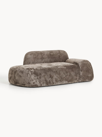 Wolmestra Teddy Bouclé Sofa (2-Seater) with Chaise Longue