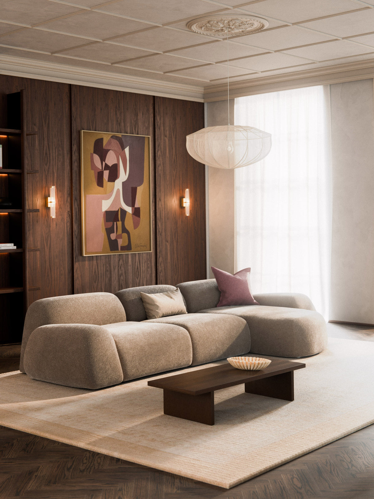 Wolmestra Teddy Modular Corner Sofa (4-Seater)
