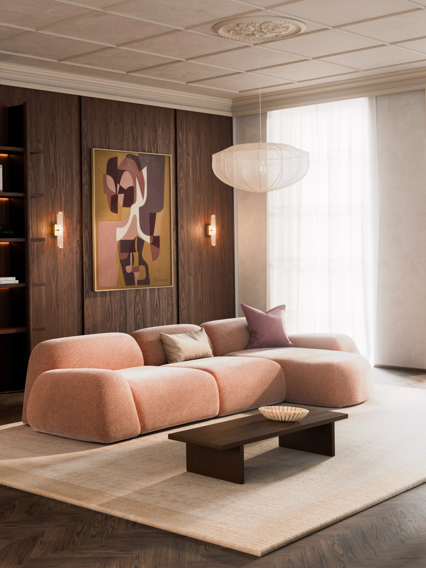 Wolmestra Teddy Modular Corner Sofa (4-Seater)