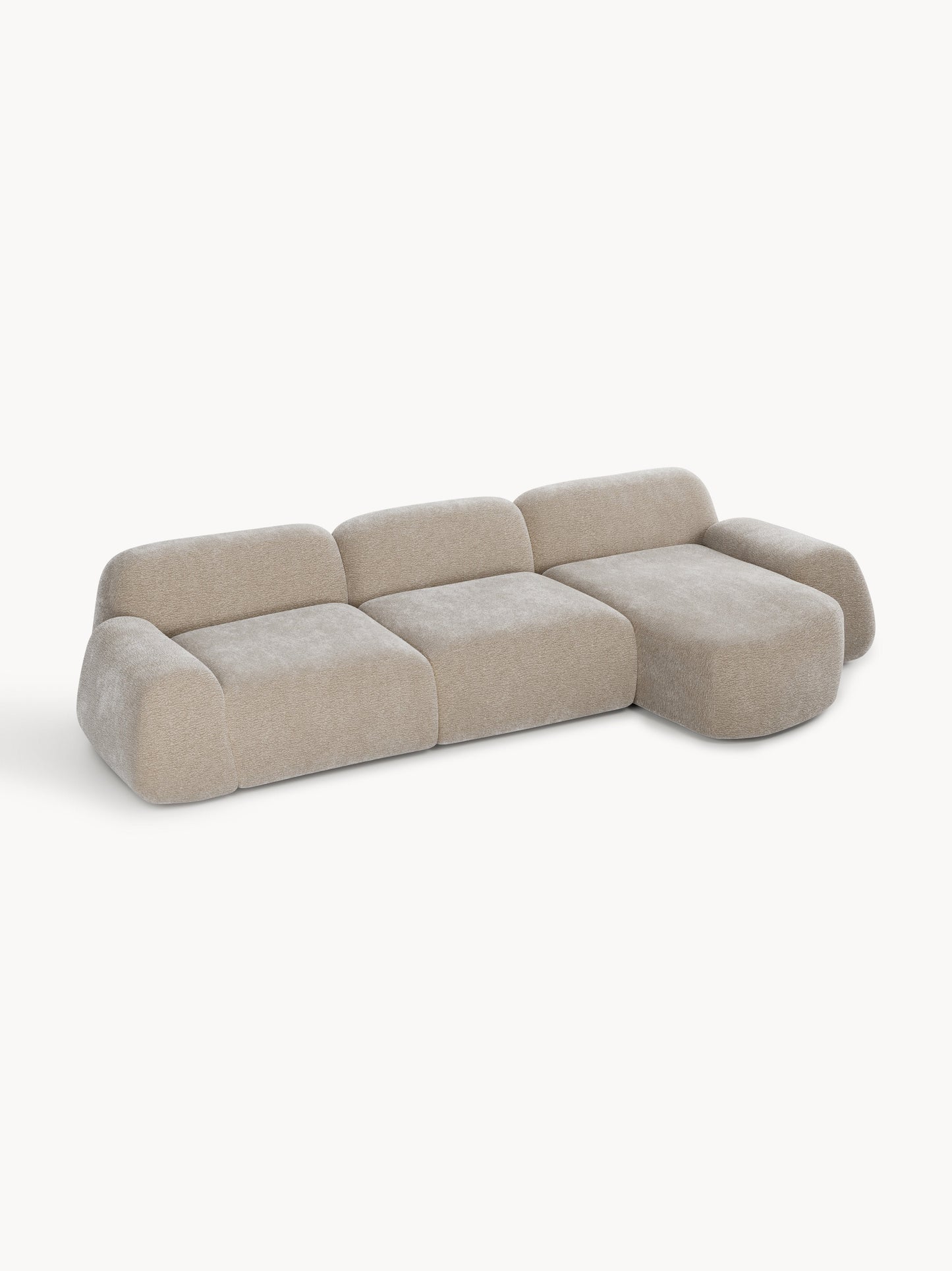 Wolmestra Teddy Modular Corner Sofa (4-Seater)