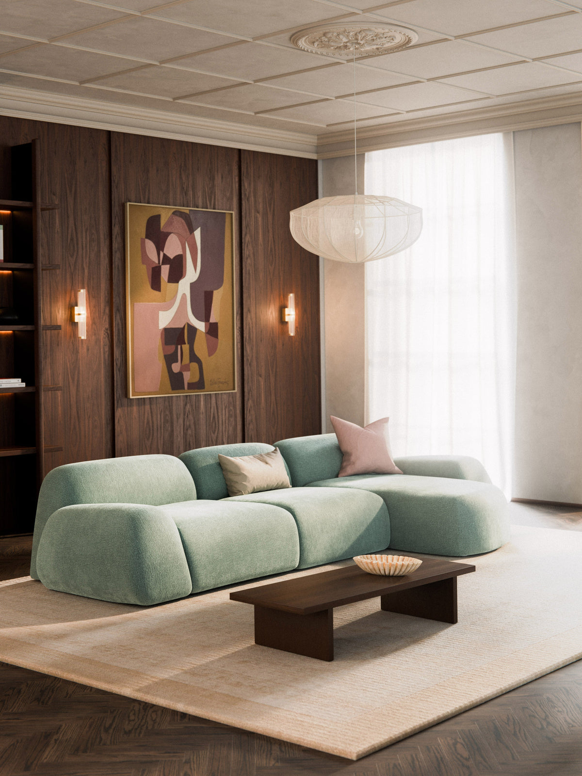 Wolmestra Teddy Modular Corner Sofa (4-Seater)